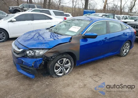 2016 Honda Civic Lx from USA, damaged, VIN 19XFC2E52GE035772